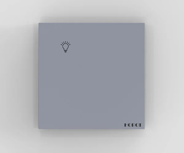 一位蓝牙零火遥控开关 (*接收,田字格) 产品型号：V5LHA8080YKAL1